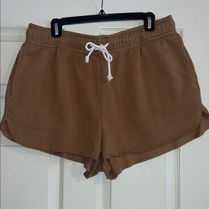 Wild Fable Tan/Camel Athletic Shorts Elastic Waist